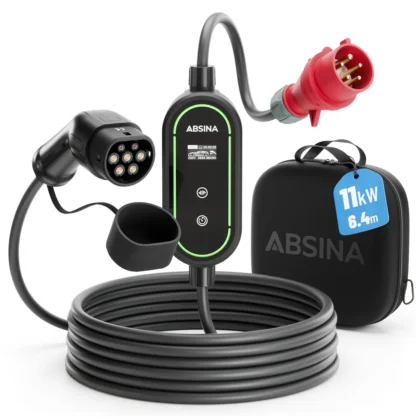 ABSINA Ladekabel Typ 2 CEE mit einstellbarem Ladestrom